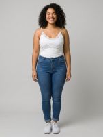 Jean femme slim bleu foncé Daria