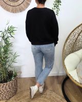 Sweat femme noir Féline