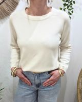Pull femme uni col rond