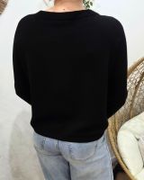 Pull femme uni col rond