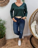 Pull femme J'adore pailleté