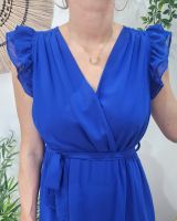 Robe longue femme bleu roi Kyllia 
