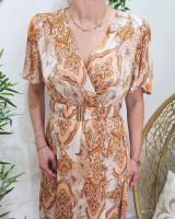 Robe longue femme orange Gaïa