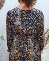 Robe longue femme bleu marine Elana