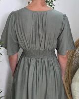 Robe longue femme kaki clair Raphaëlle