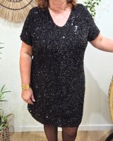 Robe courte femme à sequins grande taille Maëlyne