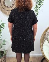 Robe courte femme à sequins grande taille Maëlyne