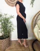  Robe femme cache coeur marine nouée Ginevra