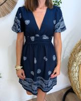  Robe courte femme marine Castille