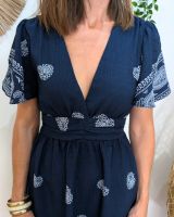  Robe courte femme marine Castille