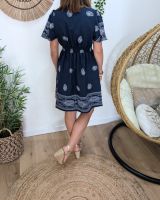  Robe courte femme marine Castille