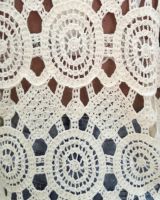 Top femme crochet manches longues beige Isild