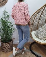 Bombers femme écru et rose Naelle