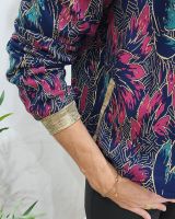 Bombers femme fuchsia vert doré Palmira