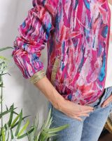 Bombers femme fuchsia bleu Octavia