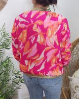 Bombers femme fuchsia orange Nouria