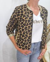 Bombers femme léopard camel