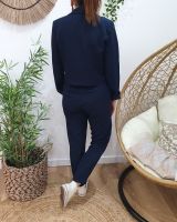 Demi Blazer femme bleu marine