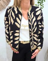 Bombers femme noir et beige Ismérie