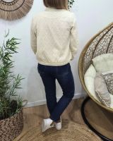 Bombers beige dentelle