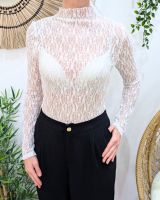 Top manches longues Elina blanc