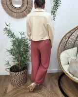 Perfecto femme beige Constance