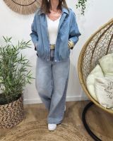 Veste femme bombers en jean Iria