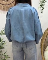 Veste femme bombers en jean Iria
