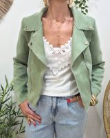 Perfecto femme vert Constance