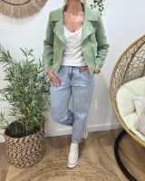 Perfecto femme vert Constance