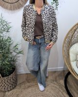 Bombers femme léopard marron et beige Fedora