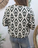 Bombers femme kaki et beige Morena