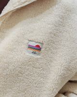 Veste polaire femme beige zippée La vie est belle