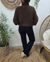 Veste polaire femme marron choco zippée La vie est belle