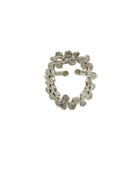 Bague femme acier argenté Virignia