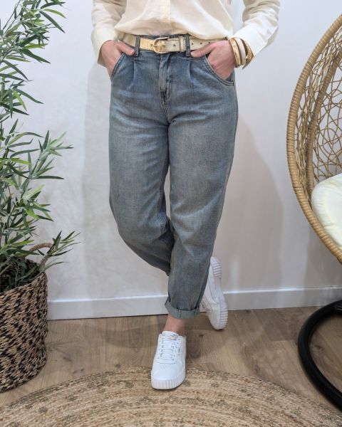 Jean balloon femme vintage