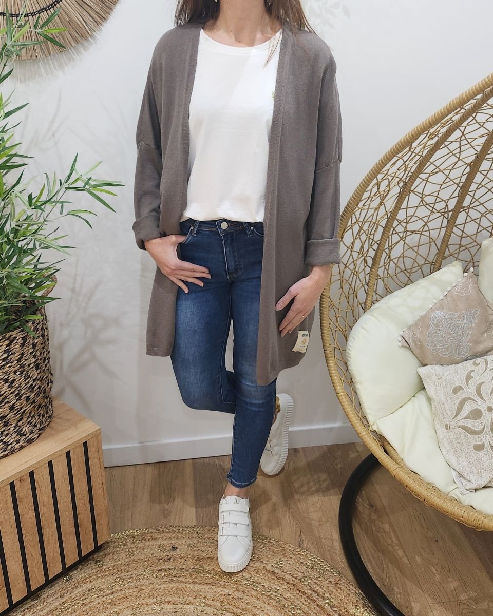 Gilet femme oversize, long, court