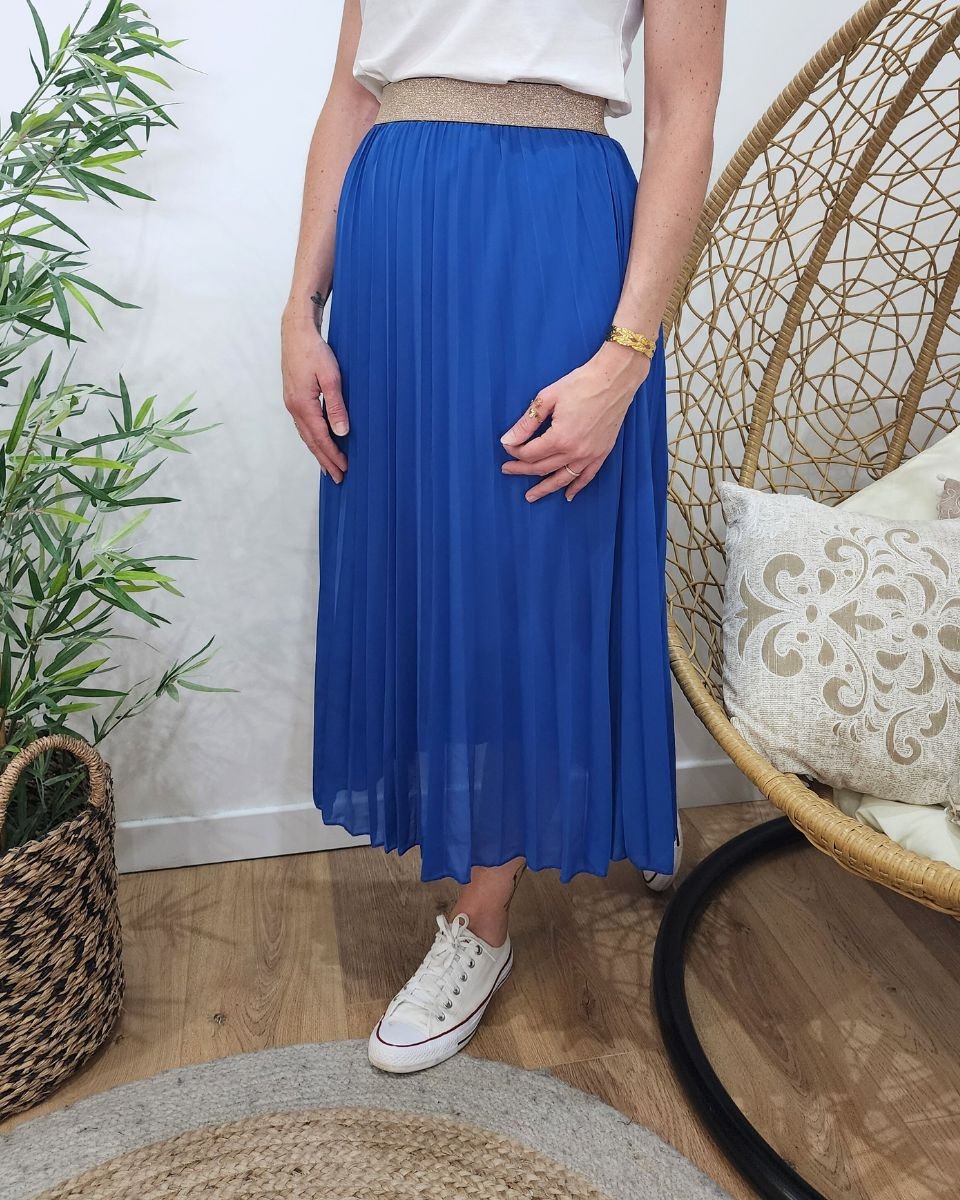 Jupe midi doré sales