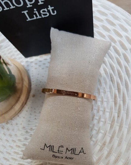 Bracelet en acier pour femme